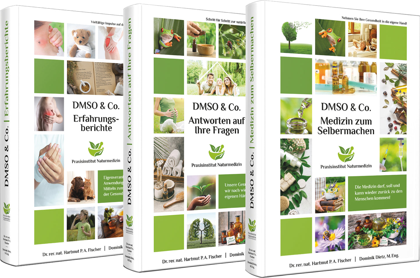 Die DMSO & Co. Buchreihe: Ihr Gesundheitswerkzeugkasten für zu Hause oder in der Praxis (Paket von 3)