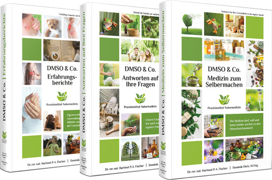 Die DMSO & Co. Buchreihe: Ihr Gesundheitswerkzeugkasten für zu Hause oder in der Praxis (Paket von 3)