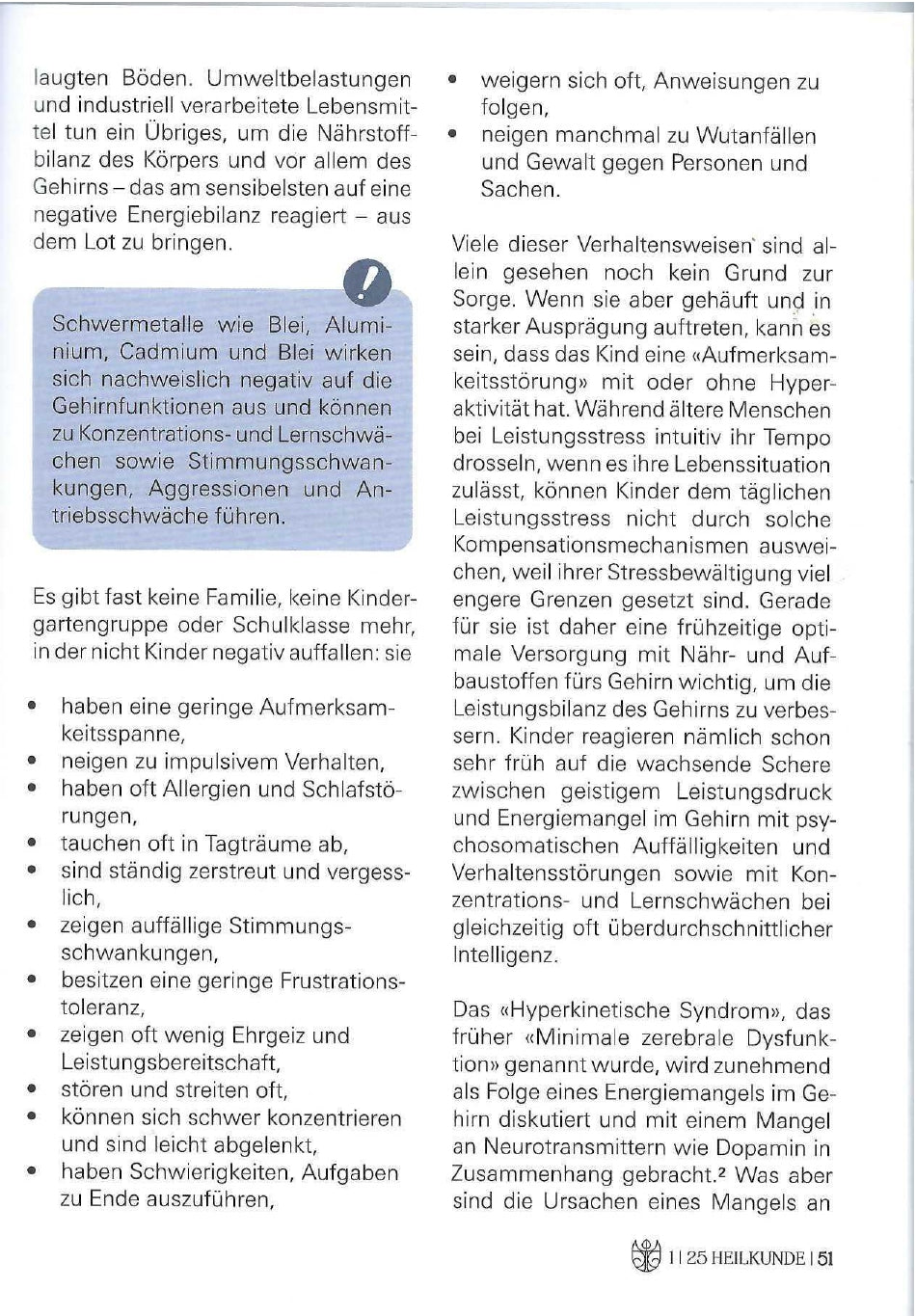 Hyperaktivität und ADS