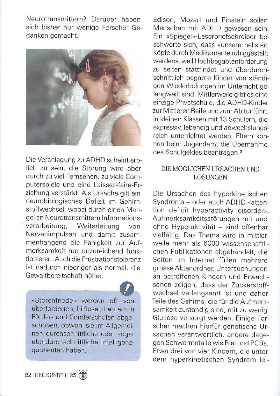 Hyperaktivität und ADS