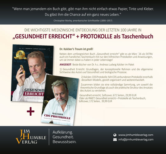 Gesundheit erreicht + Protokolle als Taschenbuch