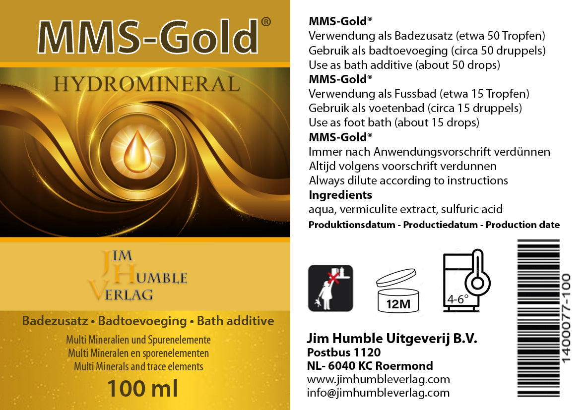 MMS-Gold® Hydromineralien 100ml Badezusatz